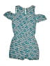 Assorted Brands Chevron-herringbone Teal Blue Romper Size 16 - photo 2