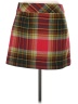 J.Crew 100% Wool Plaid Red Wool Skirt Size 6 - photo 2