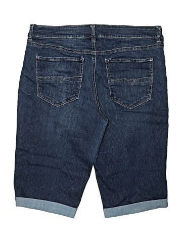 New York & Company Denim Shorts (view 2)