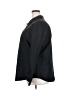 IMAN Solid Black 3/4 Sleeve Button-Down Shirt Size 2X - photo 5