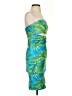 Forever 21 Tropical Green Cocktail Dress Size S - photo 4