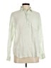 Gap 100% Linen Green Long Sleeve Button-Down Shirt Size M - photo 1