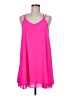 LoveRiche 100% Polyester Solid Pink Casual Dress Size M - photo 1