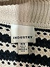 Industry 100% Cotton Stripes Ivory Pullover Sweater Size M - photo 7