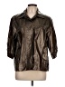 Chico's 100% Linen Brown Raincoat Size Lg (2) - photo 1