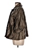 Chico's 100% Linen Brown Raincoat Size Lg (2) - photo 5
