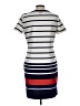 MICHAEL Michael Kors Stripes Blue Casual Dress Size L - photo 2