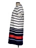 MICHAEL Michael Kors Stripes Blue Casual Dress Size L - photo 5