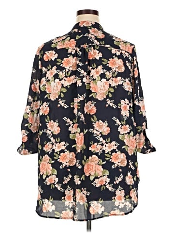 J for Justify 3/4 Sleeve Blouse (view 2)