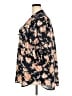 J for Justify 100% Polyester Floral Black 3/4 Sleeve Blouse Size 2X - photo 5