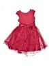 Pink & Violet Hearts Red Dress Size 6 - photo 2