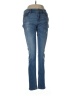White House Black Market Hearts Blue Jeans Size 4 - photo 1