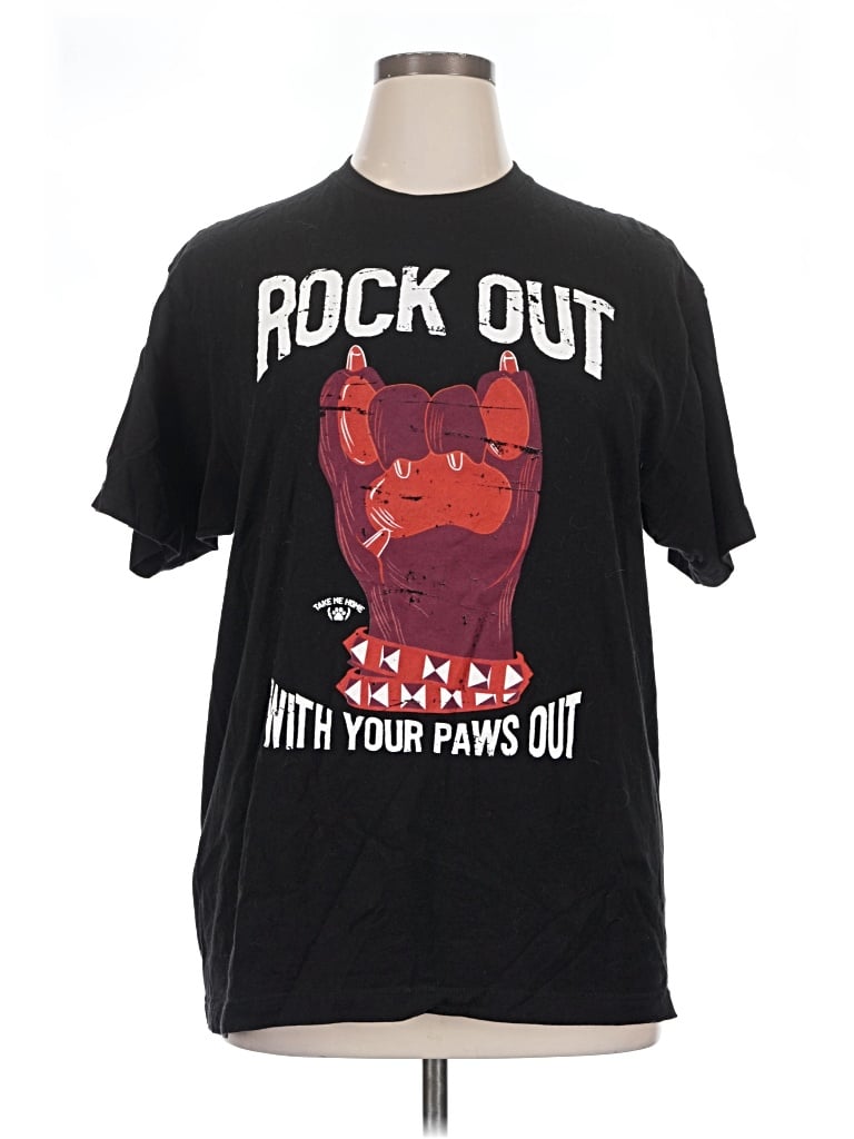 Pre-owned Tultex Short Sleeve T-shirt In Black