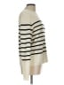 MNG Stripes Ivory Pullover Sweater Size L - photo 4
