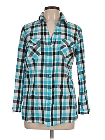 Cato Long Sleeve Button-Down Shirt (view 1)