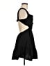 Shein 100% Polyester Solid Black Cocktail Dress Size 6 - photo 4