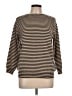 DemyLee 100% Cashmere Stripes Brown Cashmere Pullover Sweater Size L - photo 1