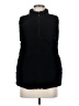 Chico's Black Faux Fur Vest Size M - photo 1