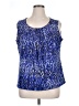 Jones Studio Blue Sleeveless Blouse Size 1X - photo 1