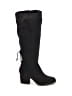 Journee Collection Black Boots Size 7 - photo 1