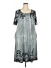 Unbranded Paisley Gray Casual Dress Size 2X - photo 1