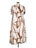 Unbranded Graphic Brown Casual Dress Size 4X - photo 2
