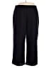 Bobbie Brooks 100% Polyester Solid Black Track Pants Size 3X - photo 1