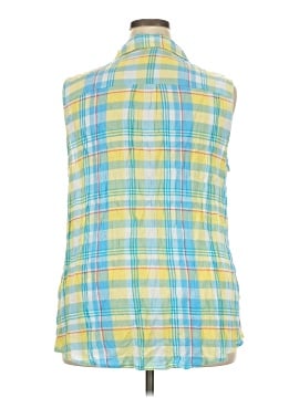 Cj Banks Sleeveless Button-Down Shirt (view 2)