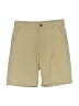 The Children's Place 100% Polyester Solid Tan Khaki Shorts Size 12 - photo 1
