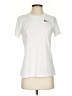 Nike 100% Polyester White Active T-Shirt Size S - photo 1