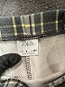 Zara Plaid Yellow Casual Pants Size 9 - photo 3
