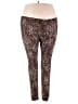 Bobbie Brooks Animal Print Brown Leggings Size 2X - photo 1