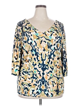 Nic + Zoe 3/4 Sleeve Blouse (view 1)