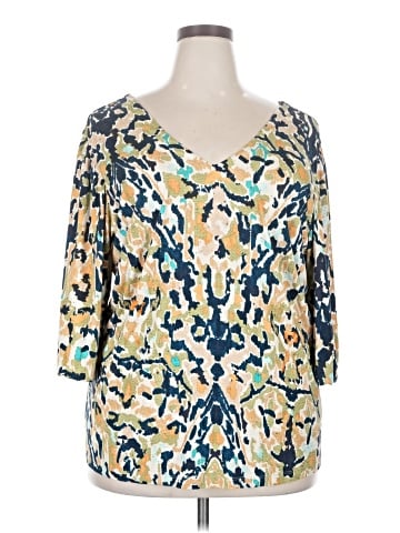 Nic + Zoe 3/4 Sleeve Blouse (view 1)