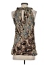 Sharagano Brown Sleeveless Blouse Size S - photo 2