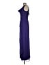Lela Rose 100% Polyester Solid Blue Purple Cocktail Dress Size 2 - photo 5