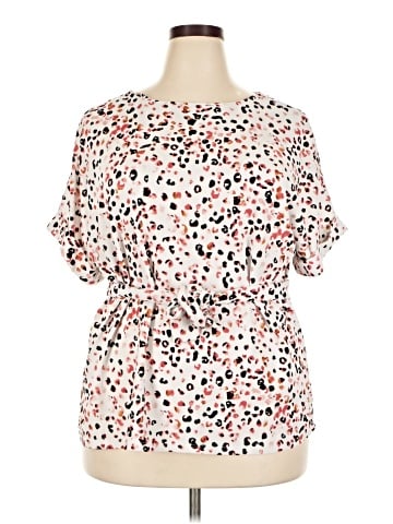 Dana Buchman Short Sleeve Blouse (view 1)