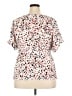 Dana Buchman Pink Short Sleeve Blouse Size XXL - photo 2