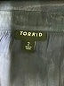 Torrid 100% Polyester Metallic Solid Blue Long Sleeve Blouse Size 2X Plus (2) - photo 7