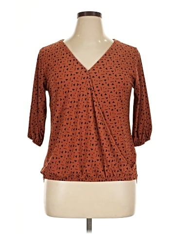 New & Next 3/4 Sleeve Blouse (view 1)