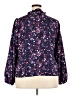 J.Crew Factory Store 100% Polyester Blue Long Sleeve Blouse Size XXL - photo 2