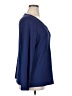 Mario Serrani Blue Long Sleeve Blouse Size XL - photo 4