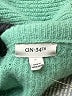 On 34th 100% Recycled Polyester Solid Teal Pullover Sweater Size XL - photo 7