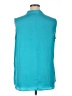 Worthington 100% Polyester Teal Sleeveless Blouse Size XL - photo 2
