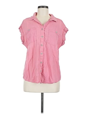 Isabel Short Sleeve Button-Down Shirt (view 1)