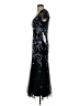 Adrianna Papell 100% Polyester Black Cocktail Dress Size 2 - photo 5