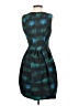H&M Graphic Teal Cocktail Dress Size 2 - photo 2