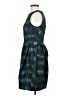 H&M Graphic Teal Cocktail Dress Size 2 - photo 5