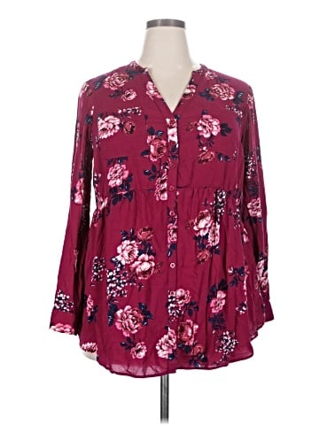 Torrid Long Sleeve Blouse (view 1)