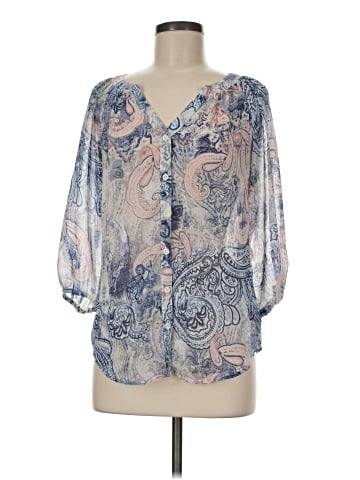 AB Studio 3/4 Sleeve Blouse (view 1)
